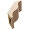 Ekena Millwork 5-inch W x 8-inch D x 8-inch H Funston Rough Cedar Woodgrain TimberThane Knee Brace, Primed BRCUR05X08X08FSTRCPR - alternate 3